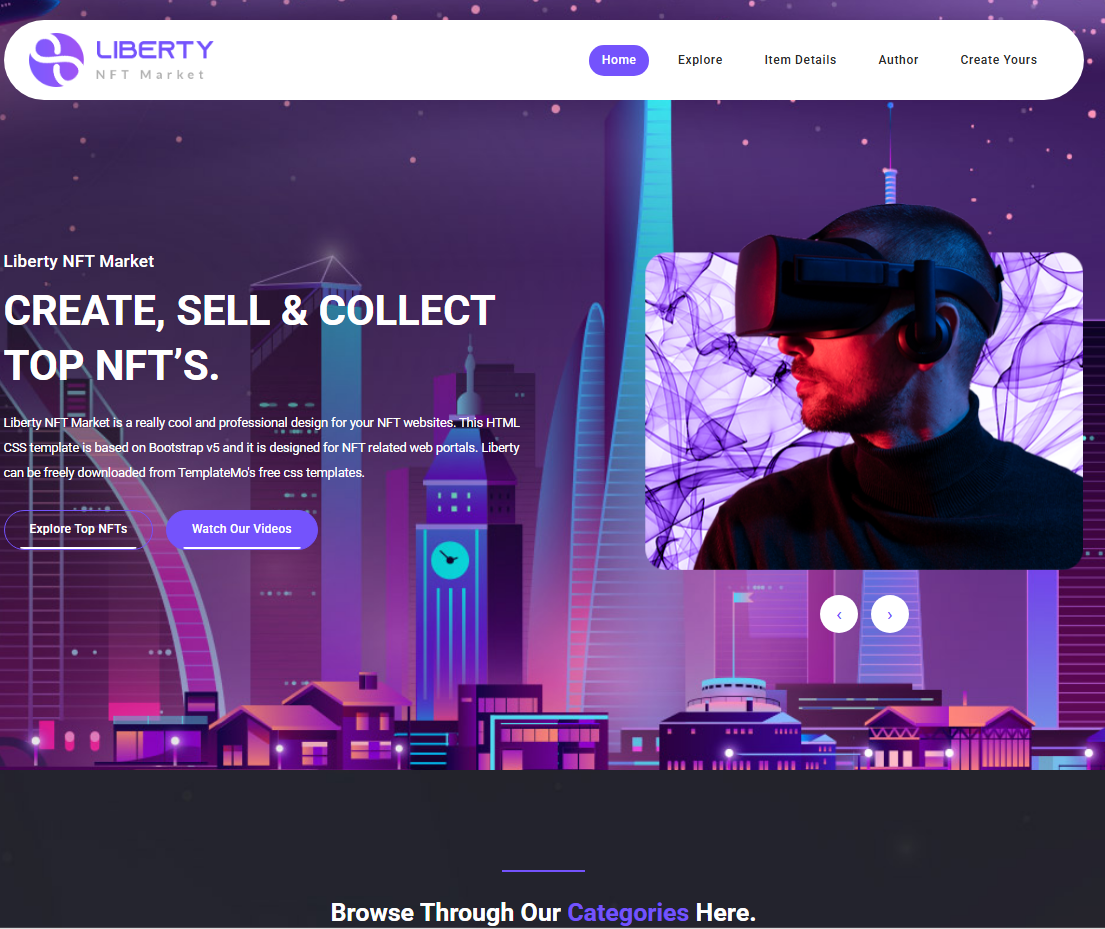 Script Gratuit : 💻 🪩 Liberty Market — Modèle HTML pour Sites ecommerce Modernes et Dynamiques